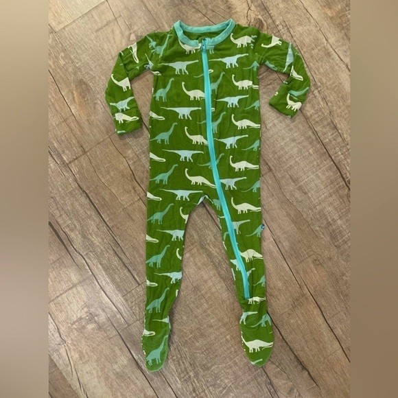 KicKee Pants Dinosaur Footie Pajama - Picture 1 of 6
